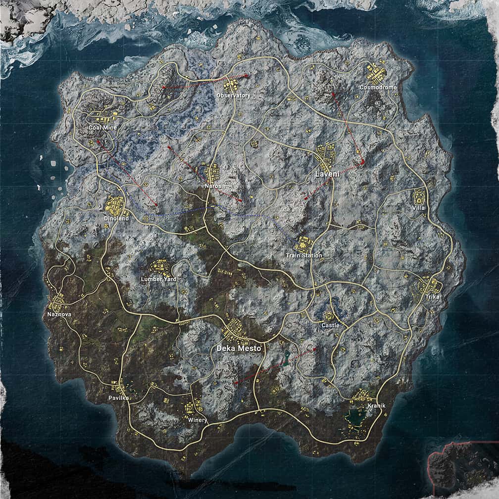 Erangel Map